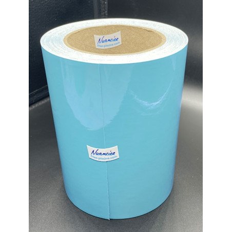 Frise autocollante unie piscine 14 cm sur 25m