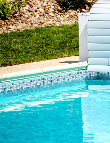 Adhesive Pool Border Summertide - swimming pool frieze