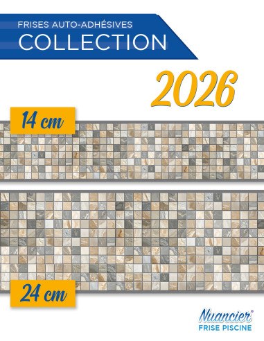 Friso Terra Nova adhesivo - Friso para piscina