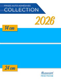 Azur adesivo - Fregio per piscine 2