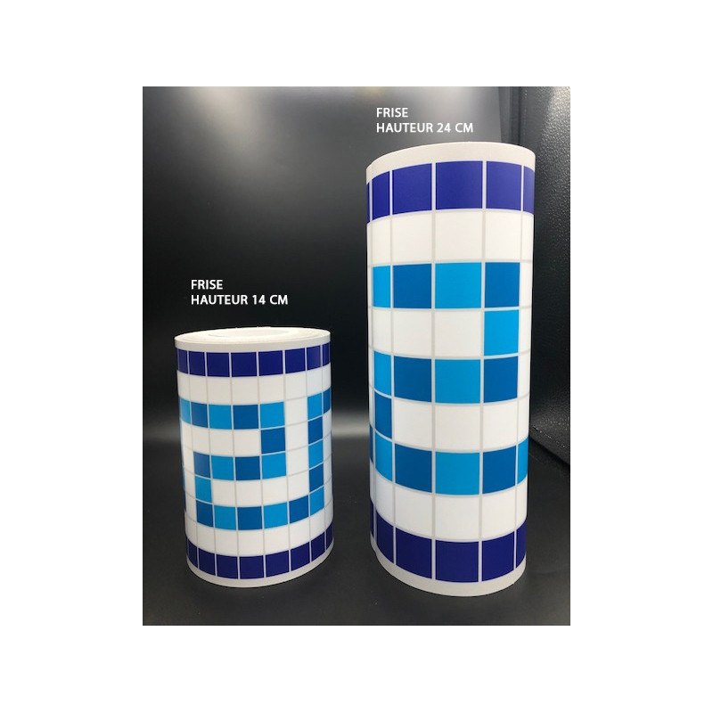 Adhesive Pool Border Blue Odyssey