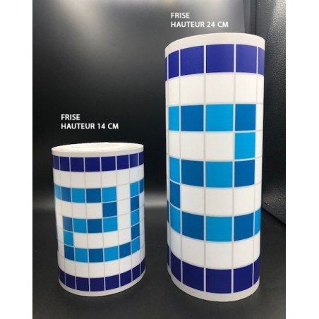 Adhesive Pool Border Blue Odyssey