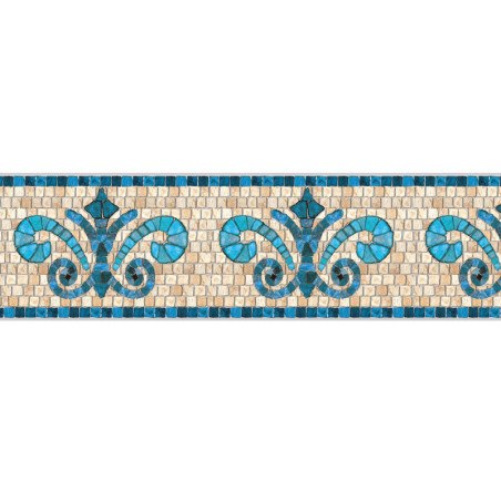 Visualizza ingrandito Fregio en pierre Blue adesivo