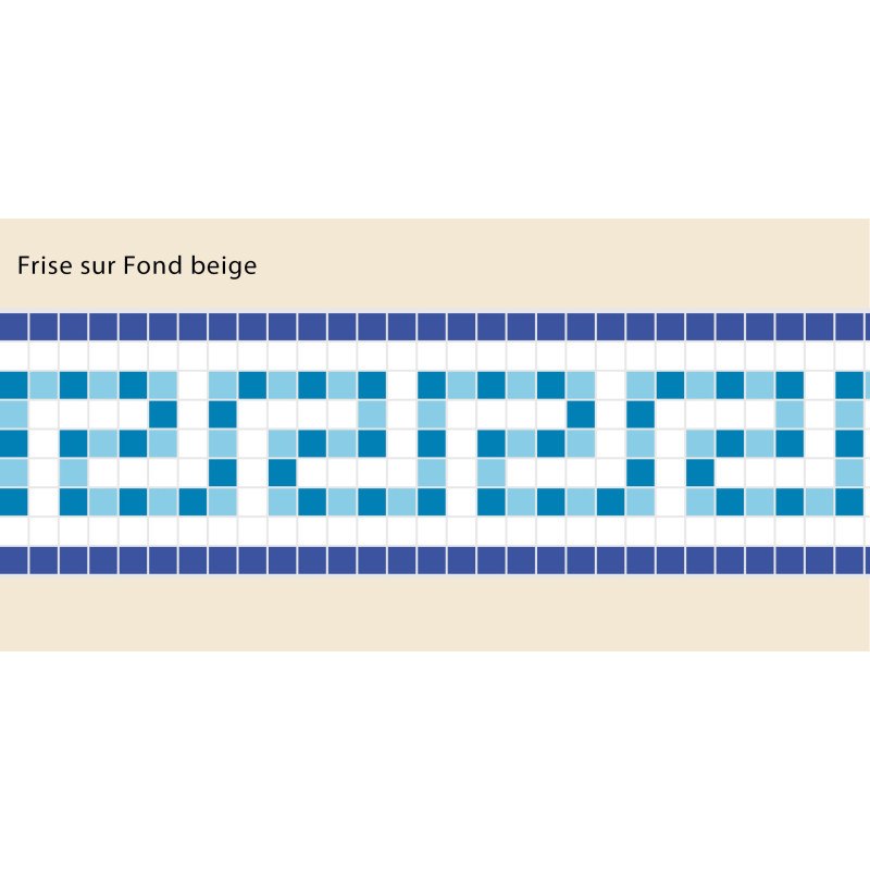 Adhesive Pool Border Blue Odyssey