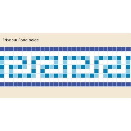 Adhesive Pool Border Blue Odyssey