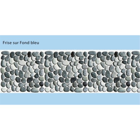 Fregio Galets Bianco adesivo