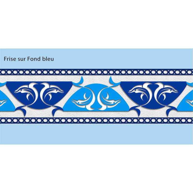 Adhesive Pool Border Dolphin
