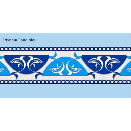 Adhesive Pool Border Dolphin
