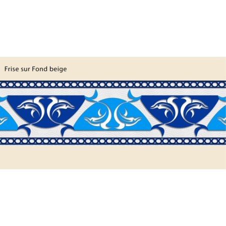 Adhesive Pool Border Dolphin