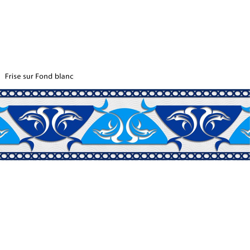 Adhesive Pool Border Dolphin