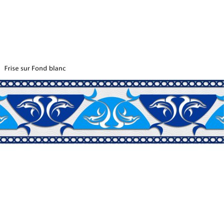 Adhesive Pool Border Dolphin