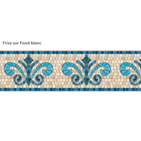 Adhesive Pool Border Stone Blue