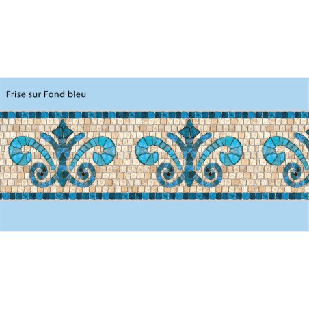 Adhesive Pool Border Stone Blue