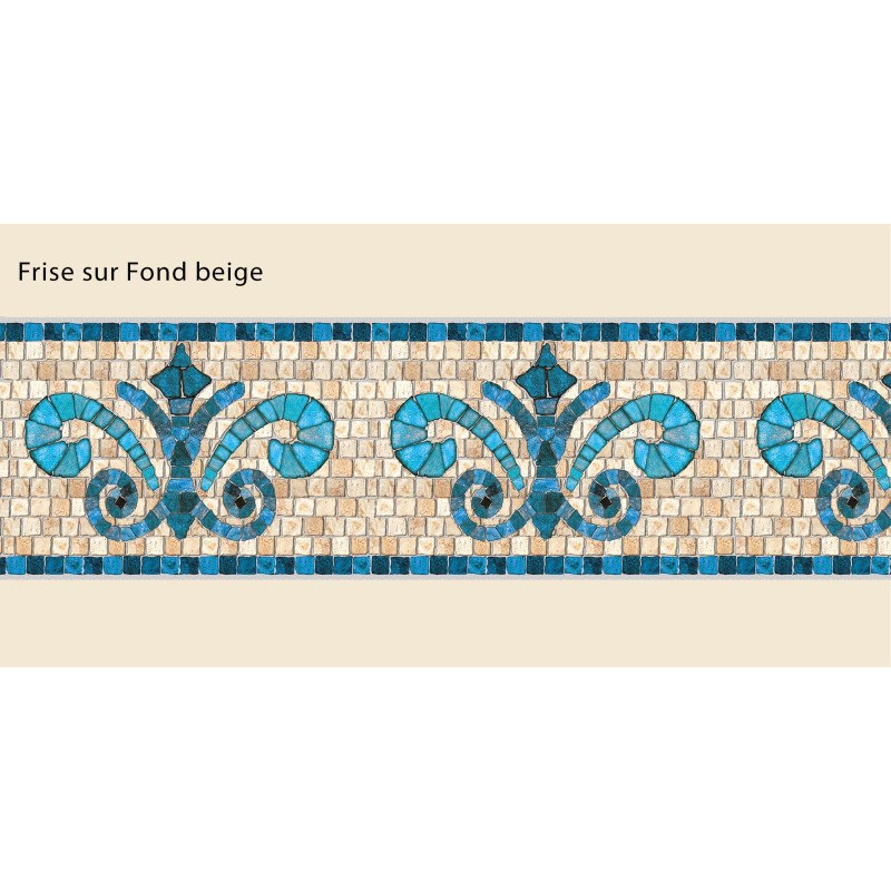 Adhesive Pool Border Stone Blue