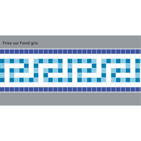 Adhesive Pool Border Blue Odyssey