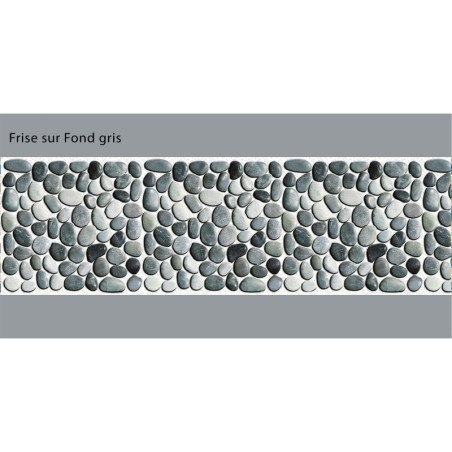 Adhesive Pool Border White Shingle