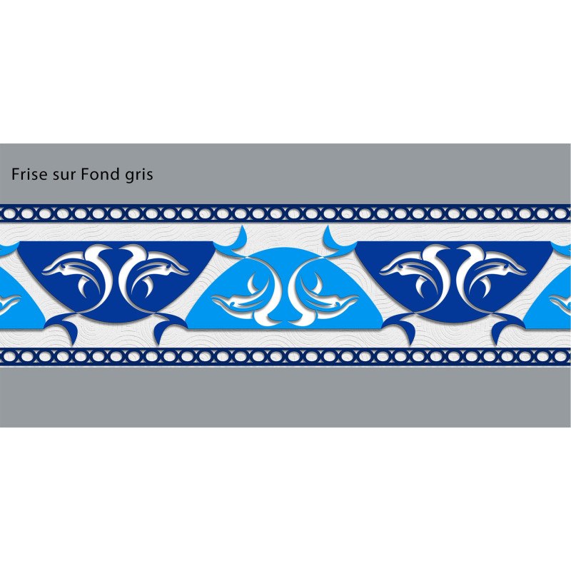 Adhesive Pool Border Dolphin