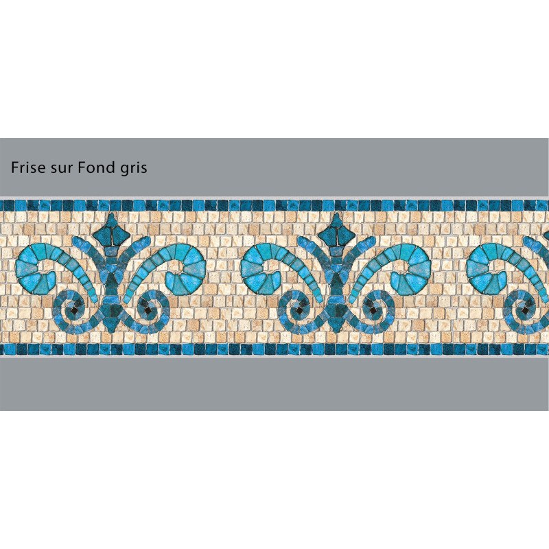 Adhesive Pool Border Stone Blue