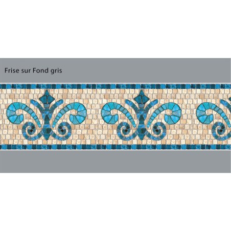 Adhesive Pool Border Stone Blue