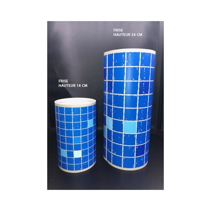 Adhesive Pool Border Blue Mosaïque