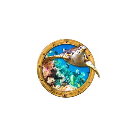 Turtle Porthole 60 - swimming pool decoration